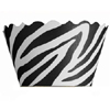 Bella Cupcake Couture Zebra Black and White Wrapper, 12 Pieces