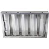 All Points 26-3888 10" x 16" x 2" Stainless Steel Hood Filter - Ridged Baffles