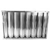 All Points 26-3895 16" x 25" x 2" Stainless Steel Hood Filter - Ridged Baffles