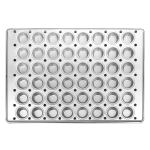 Aluminized Steel Muffin Tray, 48 Cup - Overall Size 18" x 26"