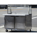 Beverage Air SP48-18M Salad Bar Prep Table 48-1/4"W x 30"D With Sneeze Guard, Great Condition