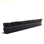 Black Display Divider with Black Parsley Top, 24" Long x 2-1/2" High