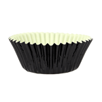 Black Foil Cupcake Liners, 2