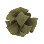 Burlap Wired Edge Ribbon 1-1/2", Moss - Roll of 10 Yards