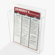 Cal-mil Acrylic Menu Rack, Wall Mount, 1 Pack