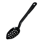 Carlisle 11" Black Perforated Serving Spoon 