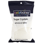 Celebakes White Sugar Crystals, 16 oz