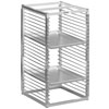 Channel RIW-29S 29 Pan Stainless Steel End Load 25" x 20 1/2" x 51" Sheet / Bun Pan Rack for Reach-Ins - Assembled
