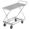 Channel STKG300H Chrome Plated Steel Stocking Truck with Tubular Bottom Shelf and Handle - 46" x 20"