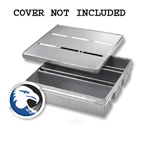 Chicago Metallic 3 Strapped Pullman Pan, Each Pan 16" x 4" x 4" Glazed Aluminized Steel - Pack of 4