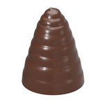 Chocolate World Clear Polycarbonate Chocolate Mold, Tree/ Cone