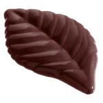 Chocolate World Polycarbonate Chocolate Mold, Leaf, 14 Cavities
