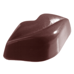 Chocolate World Polycarbonate Chocolate Mold, Lips, 21 Cavities