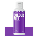 Colour Mill Oil Based Food Color, Purple, 100ml 