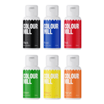 Colour Mill Oil Based Primary Colors, 20ml - Pack of 6