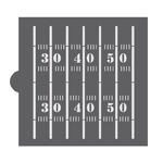 Confection Couture Football Field Background Cookie Stencil