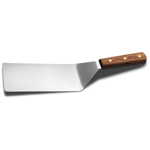 Dexter-Russell 19730 Wood Handle Steak Turner - 8" x 4" Blade