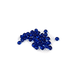 Edible Sapphire-Blue Diamond Studs 4mm (65 Pieces)