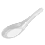 Elite Global Solutions 151-RT Zen 5 5/8" White Soup Spoon - Case of 6