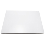 Elite Global Solutions M13518F Display White Melamine Flat Tray with Feet - 18" x 13 1/2" - Case of 2