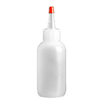 Fine-Tip Squeeze Bottles with Cap, 4 Ounce Capacity - Pack of 12