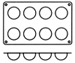 Flexible baking mold