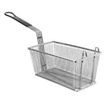 FMP Fry Basket With Plastic-Coated Handle, 12-1/8" x 6-5/16" x 5-5/16"