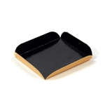 Folded Square Mono Board, Black Interior & Gold Exterior, 3
