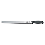 Forschner Victorinox Serrated Slicer 14" Blade. Black Plastic handle (40642)