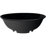 G. E. T. Melamine Bowl, Black Elegance Series