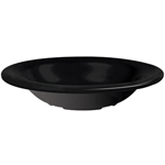 G. E. T. Melamine Bowl Black Elegance Series, 3.5 oz., 5.25" Diam. 1" Deep - Case of 48