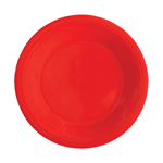 G. E. T. Melamine Plate, Wide Rim, Red Sensation Series