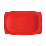 G. E. T. Melamine Platters, Oval, Red Sensation Series, 12.25" x 8" - Case of 12