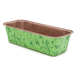 Green Plumpy Loaf Baking Mold, 7-7/8" x 2-7/8" x 2-1/2" - Case of 780