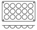 Flexible baking mold