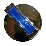 Imperial OEM # 2720 / 4053, 2 3/8" Chrome Range Burner Valve Knob (Off-On)