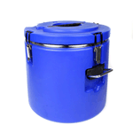 Vollum Blue Insulated Container with Stainless Steel Interior, 48 Liter