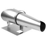 JetNet CHM-S Cone/Stuffing Horn (Meat Horn), All Stainless, for Meat Netting, w/Overlapping Front