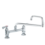 Krowne Metal 15-818L Royal Series 8" Center Raised Deck Mount Faucet with 18" Jointed Spout