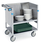 Lakeside 405 Store & Carry Stainless Steel Dish Cart 18 X 27