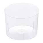Martellato PMOTO005 Cylindrical Dessert Cups Clear Plastic 3" Dia x 2.2" High, Capacity 210ml (7.1 Oz) - Pack of 100