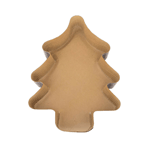 Novacart Christmas Tree Paper Baking Mold, 12 1/4" x 9 1/2" x 2-3/8" High, Pack of 10