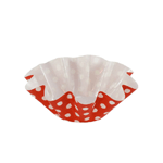 Novacart Medium Floret Brioche Cup, Red with White Dots, 1-7/8" Bottom Dia, 3-9/16" Top Dia, x 1-3/8" High, Pack of 50
