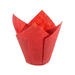 Novacart Red Tulip Disposable Baking Cup, 2-3/4