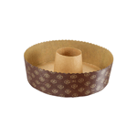 Novacart Round Disposable Paper Baking Tube Pan 7-7/8" Diameter, 2-3/8" High - Case of 360