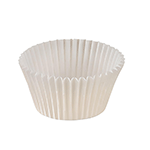 Novacart White Paper Baking Cups, 2-1/4" x 1-7/8" - Case of 13,400