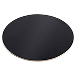 O'Creme Black Round Mini Board, 3.25" - Pack of 100
