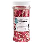 O'Creme Edible Confetti Heart Mix, 6 oz.