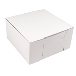 O'Creme One Piece White Cake Box, 8