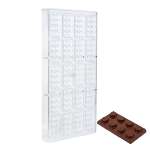 O'Creme Polycarbonate Chocolate Mold, Lego, 20 Cavities